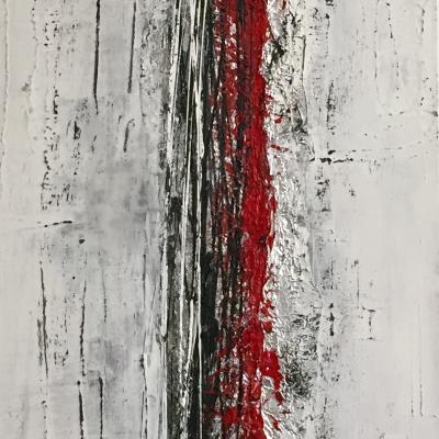 Werk 25 Acryl auf Leinwand 50x150cm