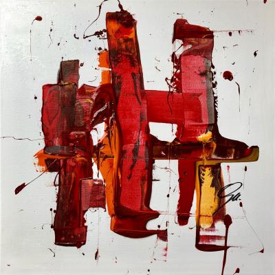 Werk 32 Acryl auf Leinwand 60x60cm