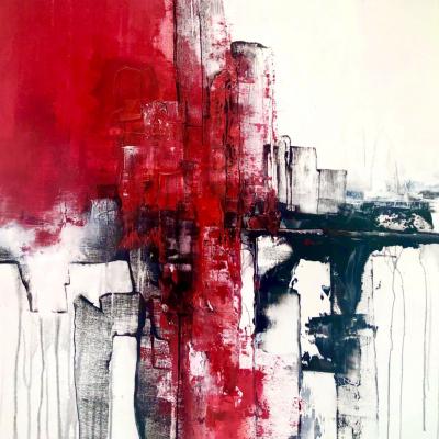 Werk 39 Acryl auf Leinwand 80x80cm