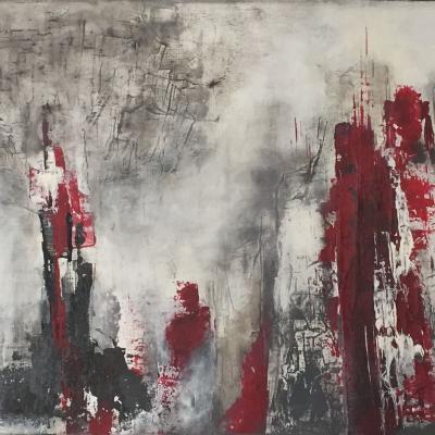 Werk07 Acryl auf Leinwand 60x160cm