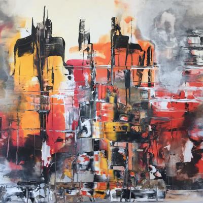 Werk11 Acryl auf Leinwand 100x150cm