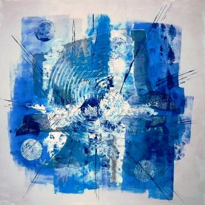 Werk06 Acryl auf Leinwand 100x100cm